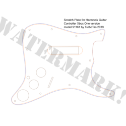 XBox One Rock Band Guitar Controller Scratch Plate (Digital Download)